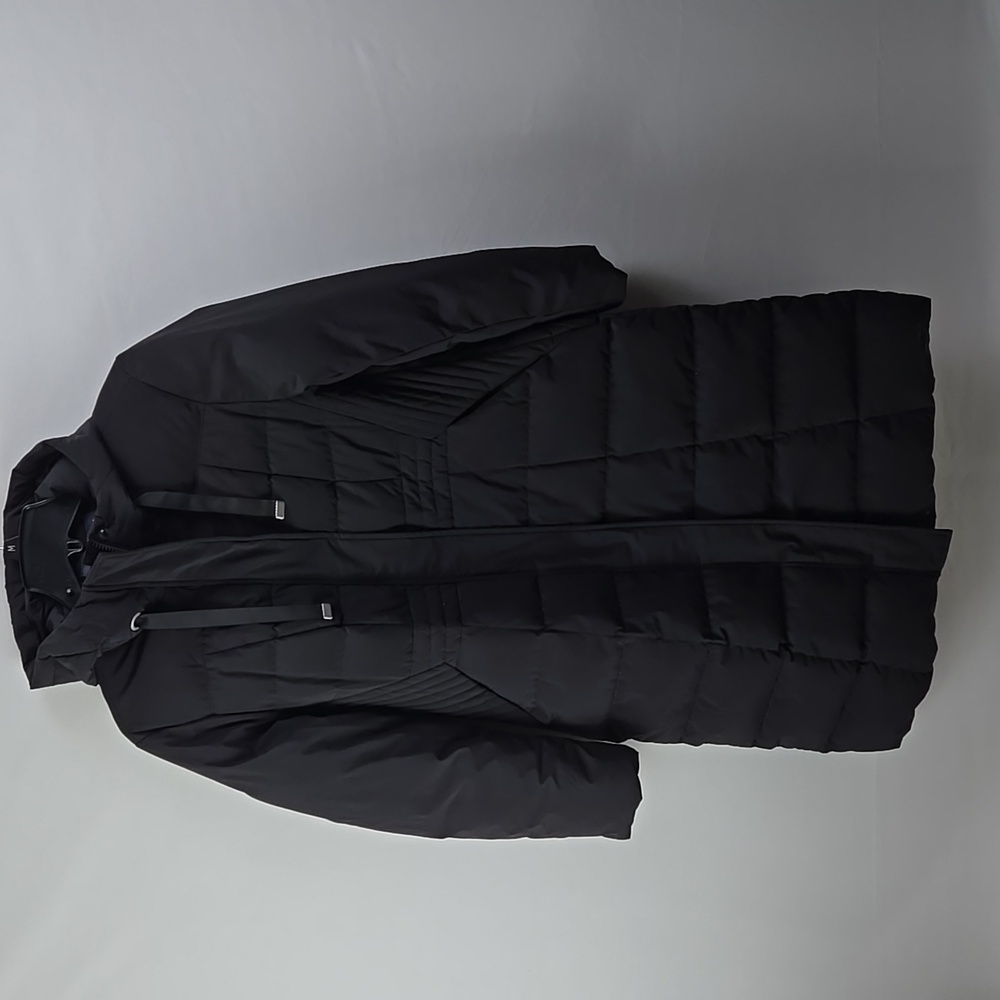 Lands' End 600-fill power RDS HyperDRY Women's Black Quilted Stretch Down Coat S